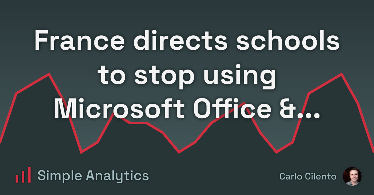 France directs schools to stop using Microsoft Office & Google Workspace